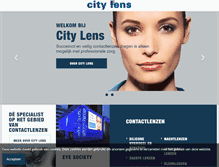 Tablet Screenshot of citylens.nl